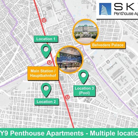 Sky9 Penthouse Apartments Wien Ngoại thất bức ảnh