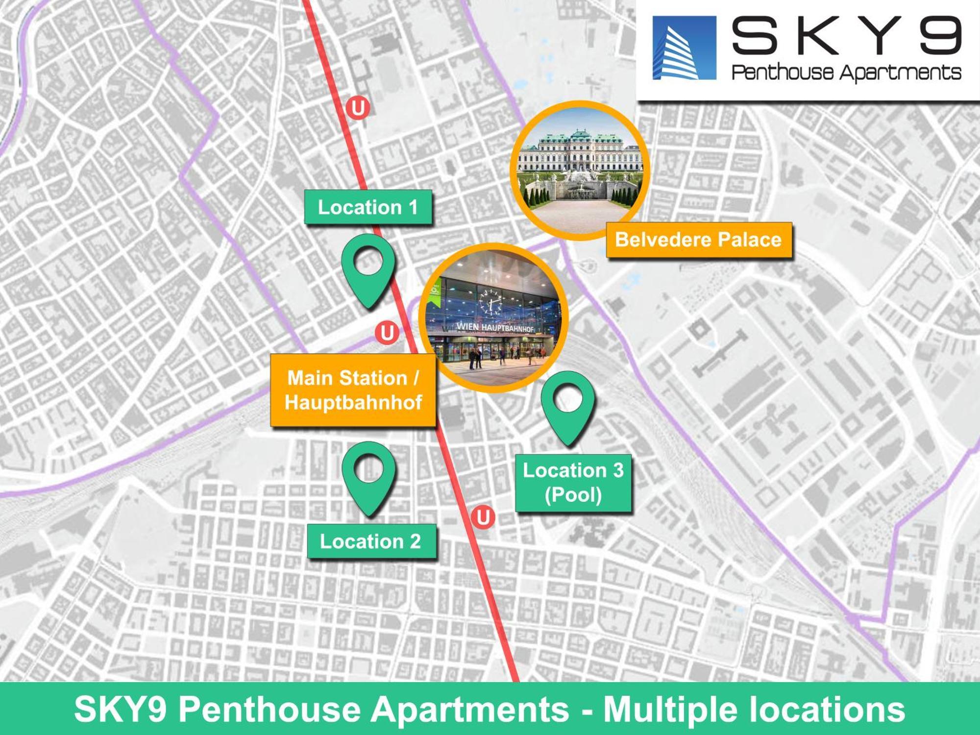 Sky9 Penthouse Apartments Wien Ngoại thất bức ảnh